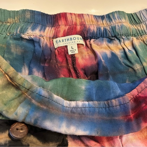 EARTHBOUND Tie-Dye Harem Pants, Large NWOT, Boho Style - Picture 2 of 10